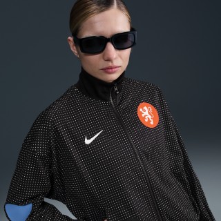 Nederland Academy Pro Nike Dri-FIT Anthem voetbaljack voor dames - Zwart