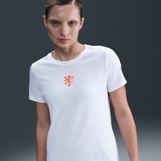 Nederland Nike voetbalshirt voor dames - Wit