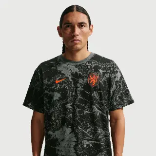 Nederland Nike voetbalshirt voor heren - Grijs