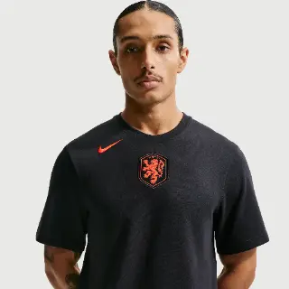 Nederland Primary Nike Dri-FIT voetbalshirt voor heren - Zwart