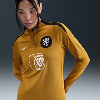 Nederland Strike Nike Dri-FIT voetbaltrainingstop voor dames - Bruin