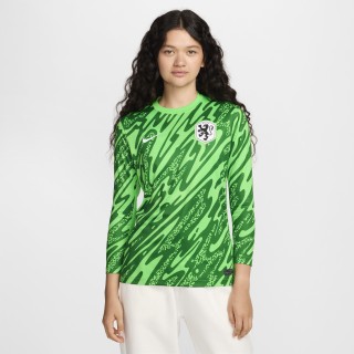Nederland (vrouwenelftal) 2024/25 Stadium Goalkeeper Nike Dri-FIT replicavoetbalshirt voor dames - Groen