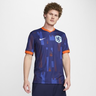 Nederland (vrouwenelftal) 2024/25 Stadium Uit Nike Dri-FIT replicavoetbalshirt voor heren - Blauw