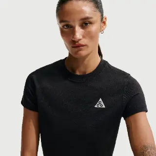 Nike ACG Dri-FIT top met korte mouwen voor dames - Zwart