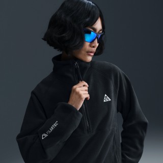 Nike ACG 'Wolf Tree' damestop met halflange rits - Zwart