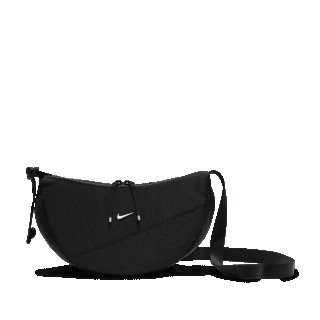 Nike Aura crescent crossbodytas (4 liter) - Zwart