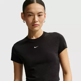 Nike Chill Knit kort T-shirt voor dames - Zwart