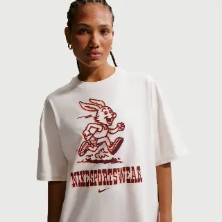 Nike Classic oversized T-shirt voor dames - Wit