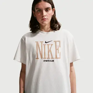 Nike Classic oversized T-shirt voor dames - Wit