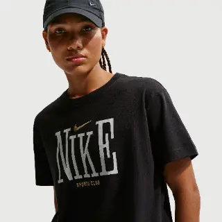 Nike Classic oversized T-shirt voor dames - Zwart