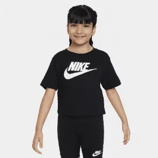 Nike Club Boxy Tee T-shirt voor kleuters - Zwart