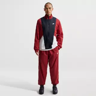 Nike Club geweven trainingspak voor heren - Rood