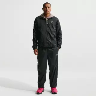 Nike Club geweven trainingspak voor heren - Zwart