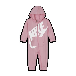 Nike coverall met rits voor baby's (0-12 maanden) - Roze