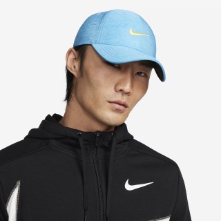 Nike Dri-FIT Club gemêleerde pet met structuur - Blauw