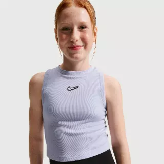 Nike Dri-FIT tanktop voor meisjes - Grijs