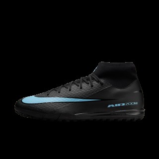 Nike Mercurial Superfly 10 Academy high-top voetbalschoenen (turf) - Zwart