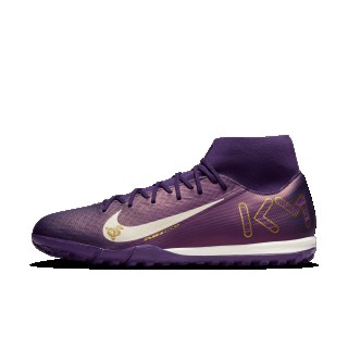 Nike Mercurial Superfly 10 Academy 'Kylian Mbappé' high top voetbalschoenen (turf) - Paars
