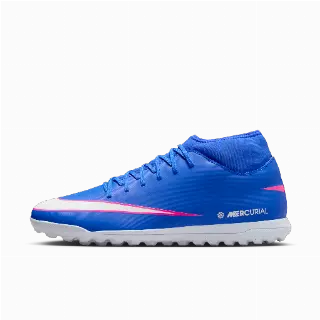 Nike Mercurial Superfly 10 Club high top voetbalschoenen (turf) - Blauw