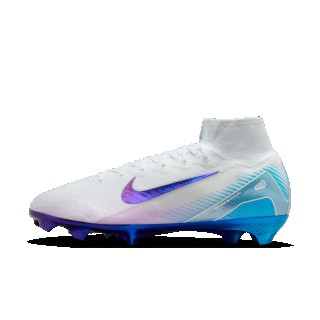 Nike Mercurial Superfly 10 Elite AS high-top voetbalschoenen (stevige ondergrond) - Wit