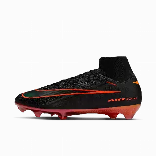 Nike Mercurial Superfly 10 Elite LV8 high top voetbalschoenen (stevige ondergrond) - Zwart