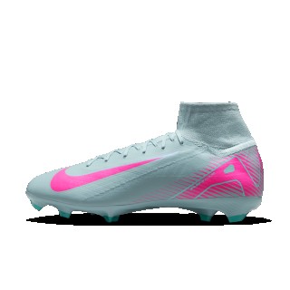 Nike Mercurial Superfly 10 Pro high-top voetbalschoenen (stevige ondergrond) - Grijs