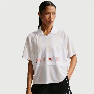 Nike Oversized jersey voor dames - Wit