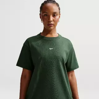 Nike oversized T-shirt met korte mouwen voor dames - Groen
