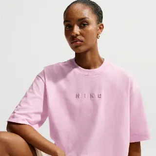 Nike oversized T-shirt met korte mouwen voor dames - Roze