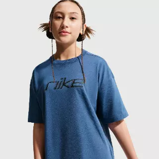 Nike oversized T-shirt voor meisjes - Blauw
