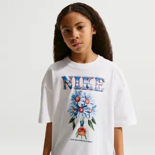 Nike oversized T-shirt voor meisjes - Wit