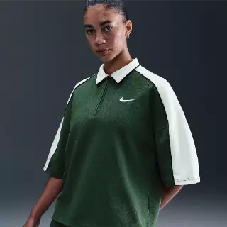 Nike polo met korte mouwen voor dames - Groen