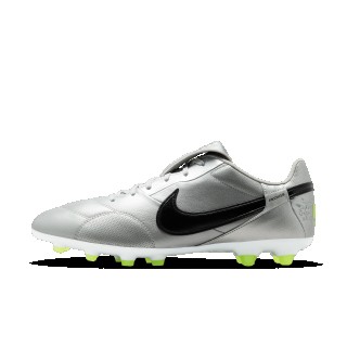 Nike Premier 3 low top voetbalschoenen (stevige ondergrond) - Grijs