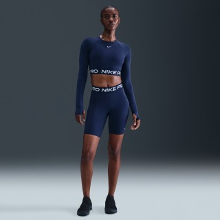 Nike Pro 365 Damesshorts (21 cm) - Blauw