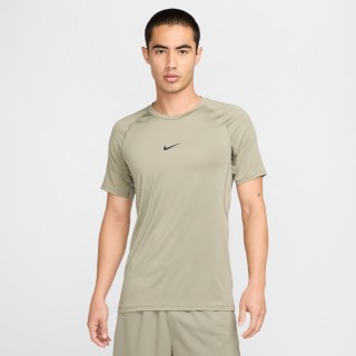 Nike Pro aansluitende herentop met Dri-FIT en korte mouwen - Groen