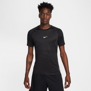 Nike Pro Breathe aansluitende herentop met korte mouwen - Zwart