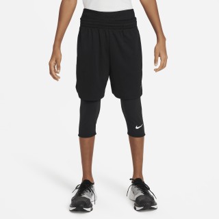 Nike Pro Dri-FIT 3/4-tights voor jongens - Zwart