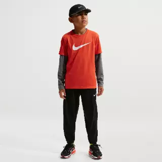 Nike Pro Dri-FIT fleecebroek voor jongens - Zwart