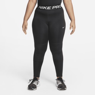 Nike Pro Dri-FIT legging voor meisjes (Ruimere maten) - Zwart