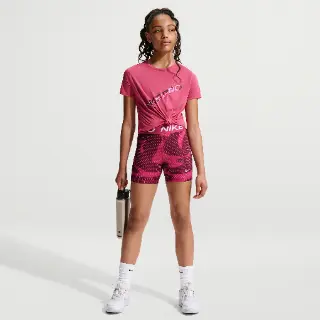 Nike Pro Dri-FIT meisjesshorts (8 cm) - Paars
