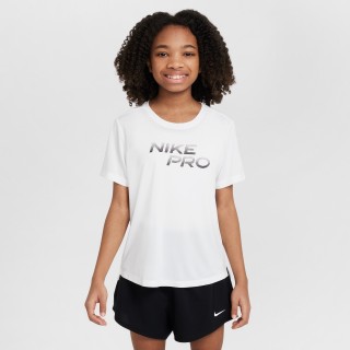 Nike Pro Dri-FIT meisjestop - Wit