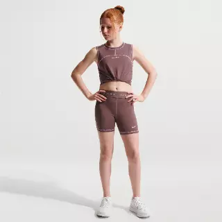 Nike Pro Dri-FIT shorts voor kinderen (8 cm) - Paars