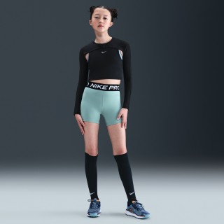 Nike Pro Dri-FIT shorts voor meisjes (8 cm) - Groen