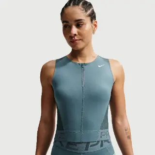 Nike Pro Dri-FIT tanktop voor dames - Grijs