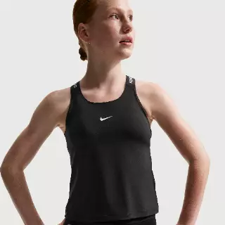 Nike Pro Dri-FIT tanktop voor meisjes - Zwart