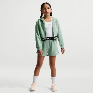 Nike Pro Fleece Dri-FIT shorts voor meisjes - Groen