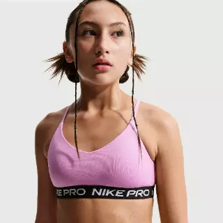 Nike Pro Indy-bh voor meisjes - Paars