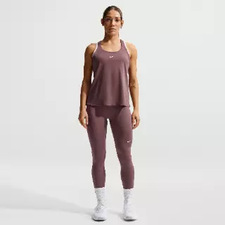 Nike Pro lange legging met halfhoge taille voor dames - Paars