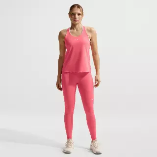 Nike Pro lange legging met halfhoge taille voor dames - Roze