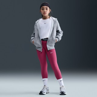 Nike Pro legging met halfhoge taille voor meisjes - Paars